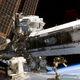 The International Space Station’s Alpha Magnetic Spectrometer-2, pictured during the last mission of Space Shuttle Endeavor to the ISS in 2011.